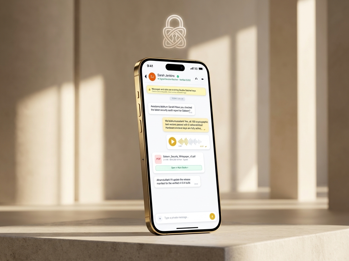 Salam private messaging interface